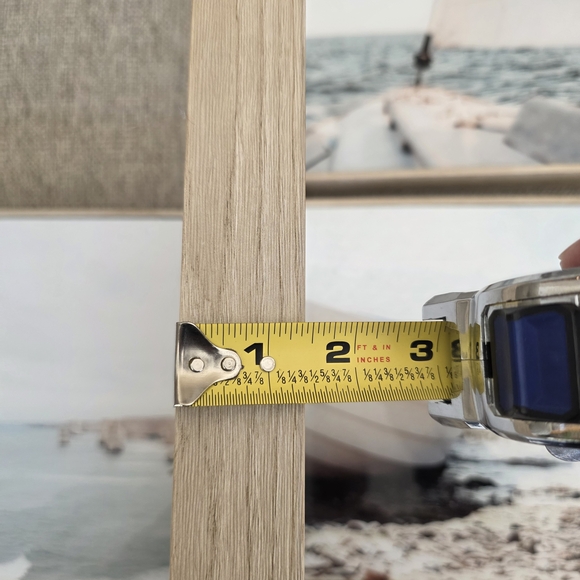 Coastal Decor Wall Art Set of 4 10x10x2 Photos With Wall Hanger - Picture 9 of 9